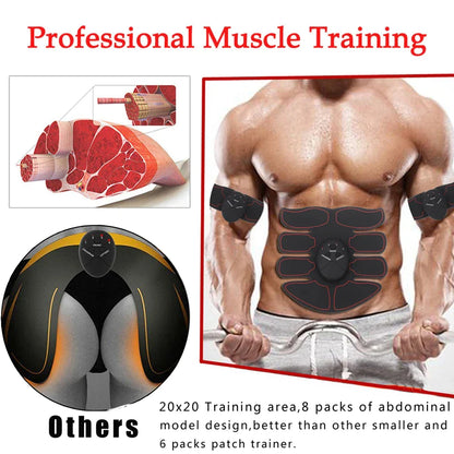 Ab muscle stimulator, core training device for men and women