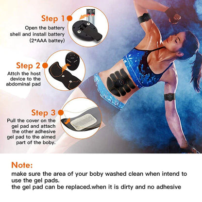 Ab muscle stimulator, core training device for men and women