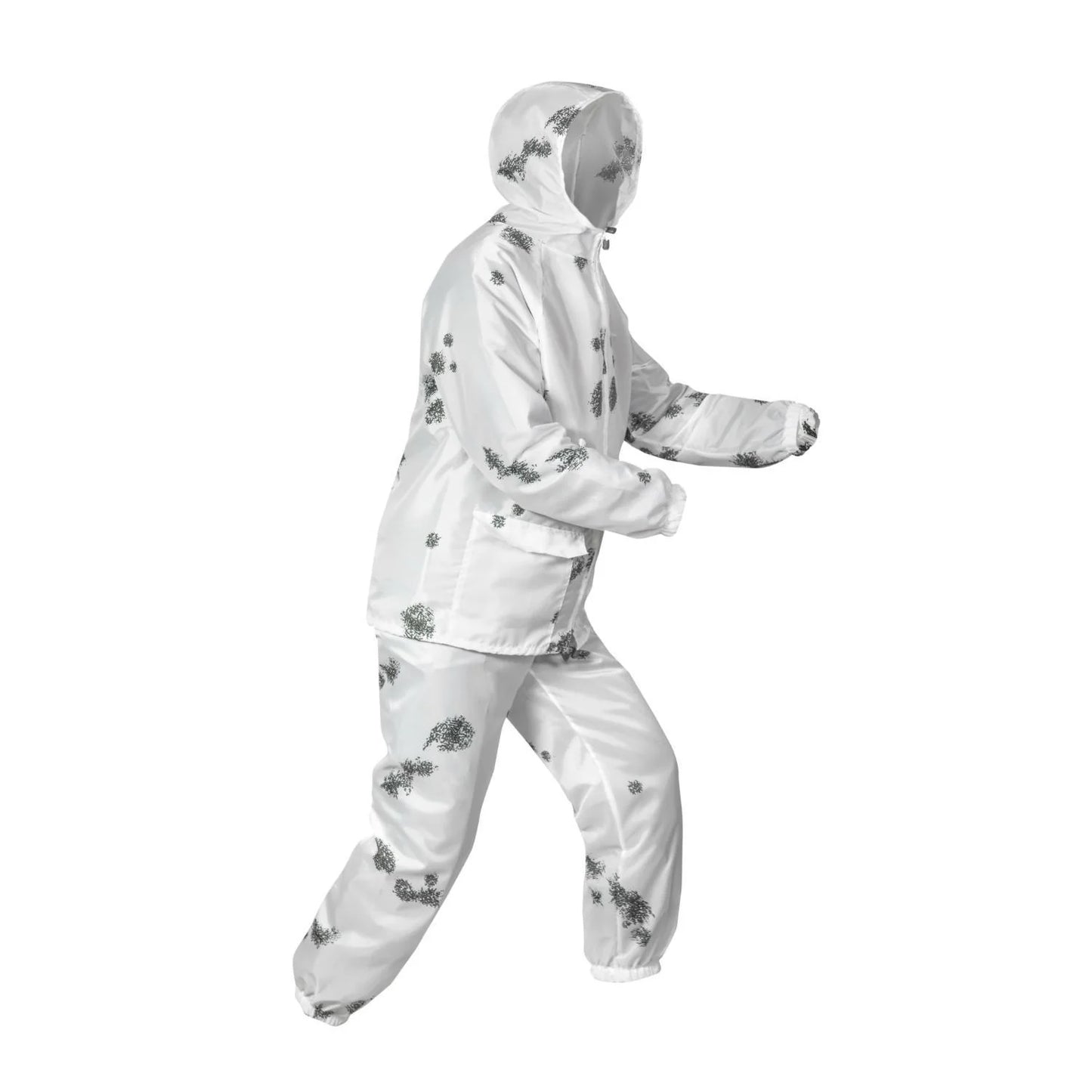 Blur Snow Camo Winter Camouflage Ultra Thin Overwhites for Hunting Airsoft Paintball Outdoor for boys (M)