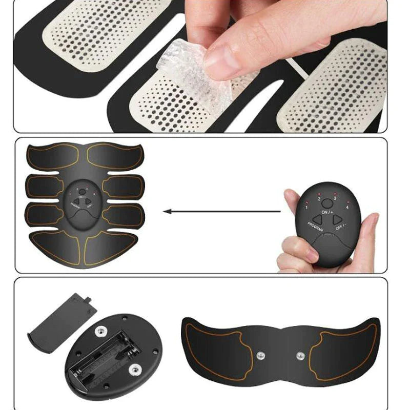 Ab muscle stimulator, core training device for men and women