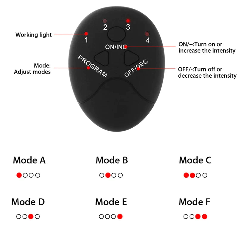 Ab muscle stimulator, core training device for men and women