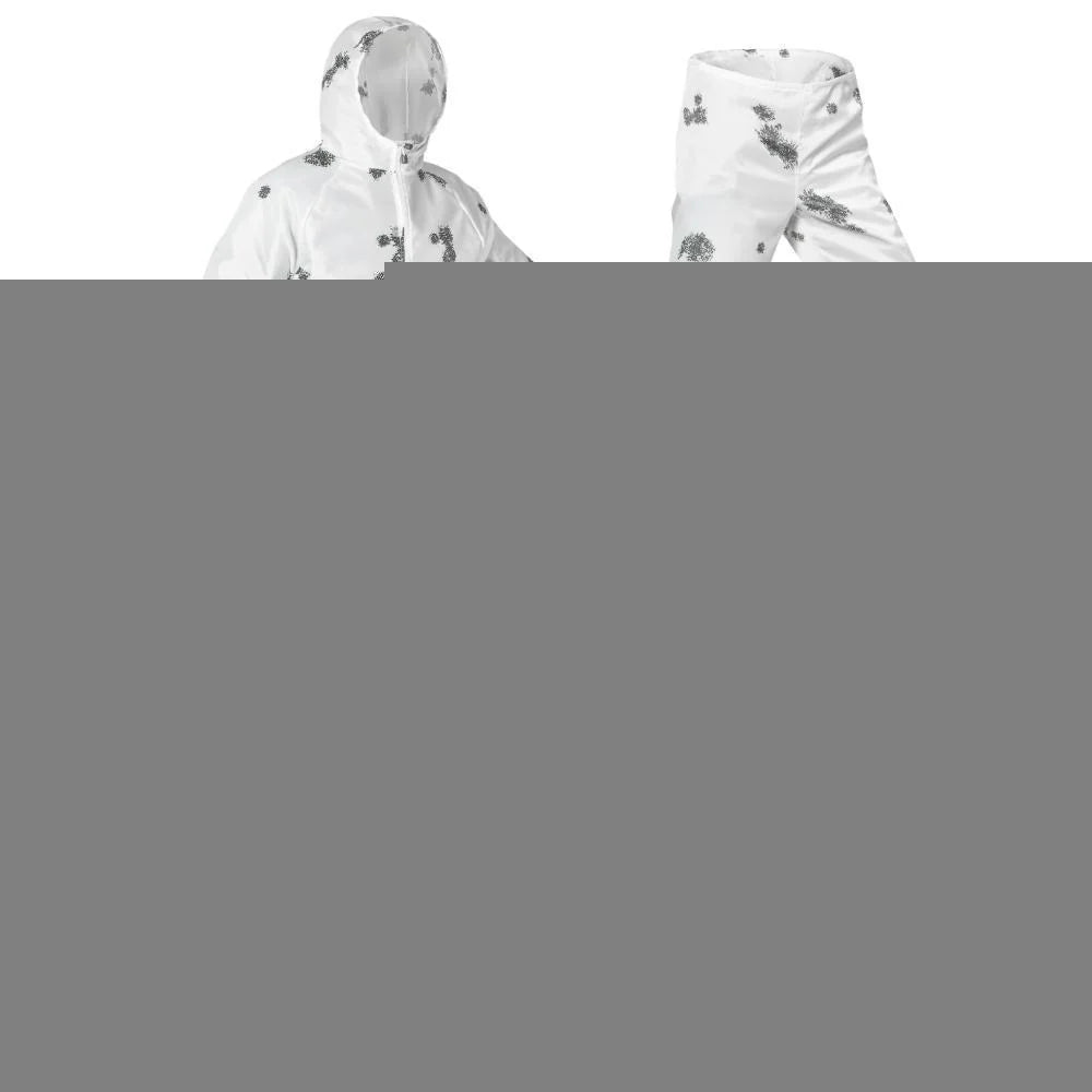 Blur Snow Camo Winter Camouflage Ultra Thin Overwhites for Hunting Airsoft Paintball Outdoor for boys (M)